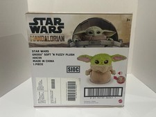 Star Wars Talking Grogu "Baby Yoda" 12 In. Soft 'N Fuzzy Plush - The Mandalorian