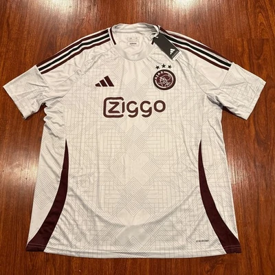 Size 2XL Ajax Amsterdam International Club Soccer Fan Jerseys for