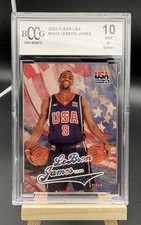 2004 Fleer USA Basketball LeBron James NNO Base BCCG 10 United States Card
