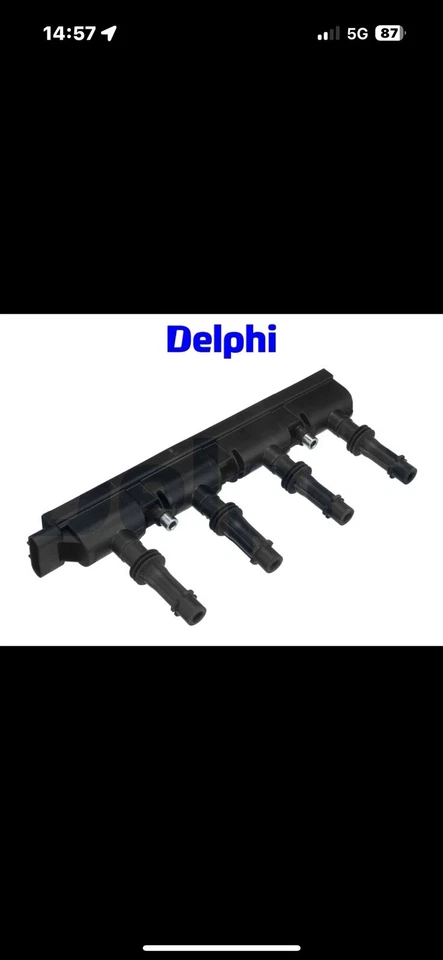 Vauxhall Meriva Delphi GN10401-12B1 Ignition Coil Pack 95528319 - Image 3 of 4