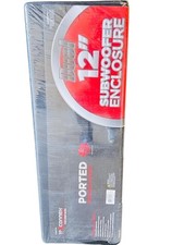 Metra - 12" Dual Ported Subwoofer Enclosure - Black