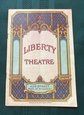 RARE - Vintage Liberty Theatre Program of "Blackbirds of 1928"  W/Bill Robinson