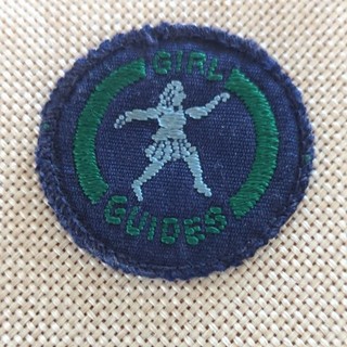Vintage Girl Guides Dancer Interest Badge larger size 40mm
