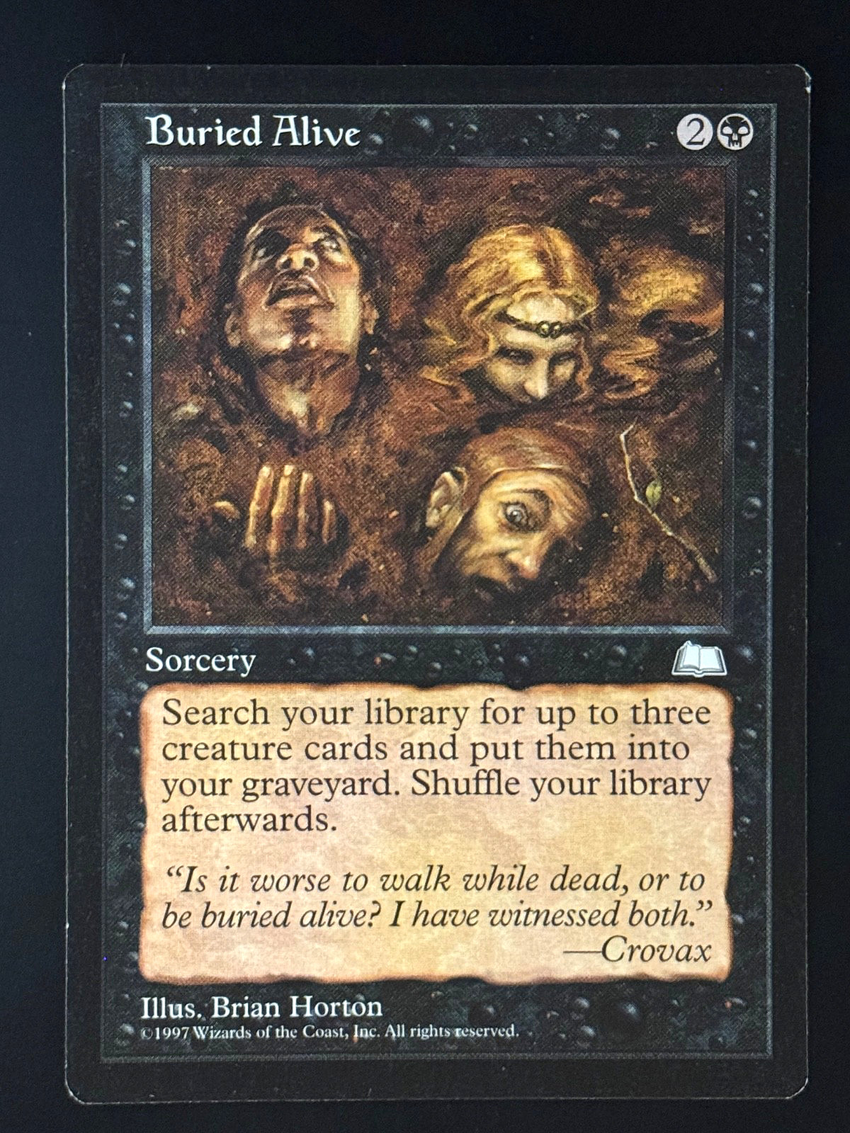 MTG - Buried Alive - NM/LP - Weatherlight - Uncommon - EN - REG