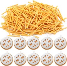 1010 Pcs Beeswax Candle Wicks and Cork Floats for Orthodox Vigil Oil Lamps...