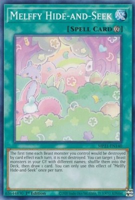 Melffy Hide-and-Seek - MP21-EN140 - Common - 1st Edition - Near Mint