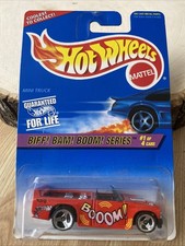 Hot Wheels Biff! Bam! Boom! Series MINI TRUCK Red w/3Spoke