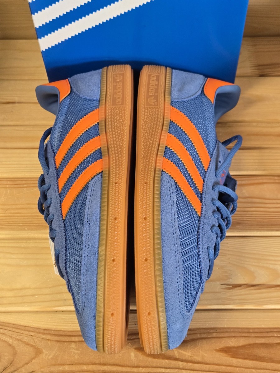靴 adidas handball spezial jss Adidas Originals Handball Spezial Focus Blue Orange JH5445 Men's