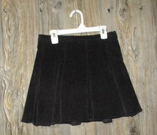 So Juniors Size 1 Black Pleated Corduroy Mini Skirt Academia Holiday School Girl