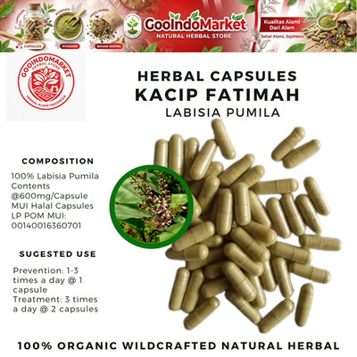 [idHerb] CAPSULES Labisia Pumila Kacip Fatimah Natural Organic Herbal Herbs fres