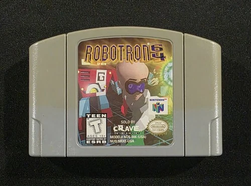 Robotron 64 (Nintendo 64, N64) Authentic & Tested Cartridge