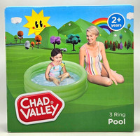 Chad Valley 2+Years 3 Ring Paddling Pool Summer Swimming Outdoors Brand New