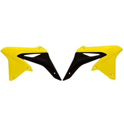 RACETECH R-CVRMZGINR10 Kühlerabdeckungen Radiator Scoops für Suzuki RMZ250 10-18