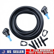 68024312ab 2pcs Windshield Washer Nozzle 2.5m Hose Kit Fit For Chrysler 200 Usa