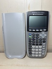 Texas Instruments TI-84 Plus Silver Edition Graphing Calculator w/ Cover TESTED