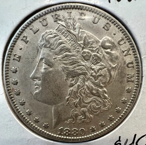 1880 O Morgan Silver Dollar, 90% Silver Coin, BU Choice Uncirculated NICE