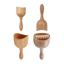 Swedish Massage Cup, Wooden Portable Body Sculpting Tool for Improve Sleep