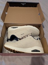 Skechers Uno Alder Mens Trainers - Off White/Blue - 9 UK