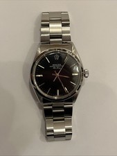 Rolex Air-King Vintage  5500 blackdial patina  indexes from 1982