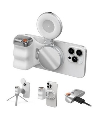  Fun Shot Magnetic Phone Camera Grip + C03 Magnetic Selfie Fun Shot Grip Kit