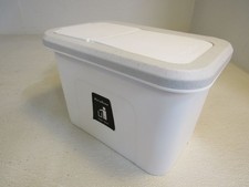 KaryHome Over Cabinet Door Waste Basket White Slide Top