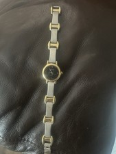 Gucci 6200L Women’s Two-Tone Bracelet Quartz Watch Black Dial 24mm