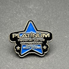 Platinum National Dance Competition Overall High Score Award Lapel Hat Pin