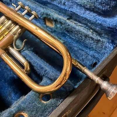 YAMAHA YTR-632 Trumpet Vintage Operation confirmed w/Case Wind