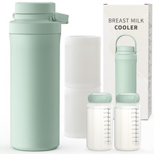 22Oz Breast Milk Cooler Bottle, Portable Milk Cooler for Breastmilk with 360  To