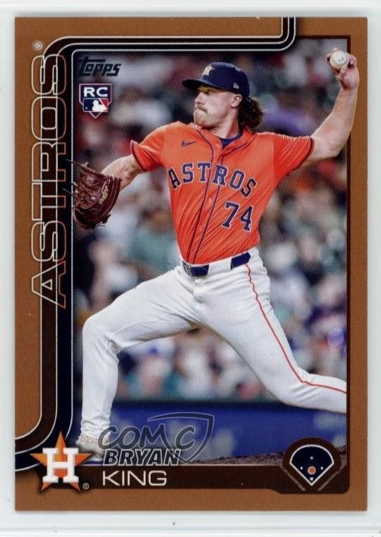 2025 Topps Update Gold 710/2025 Bryan King #US183 Rookie RC 08jk