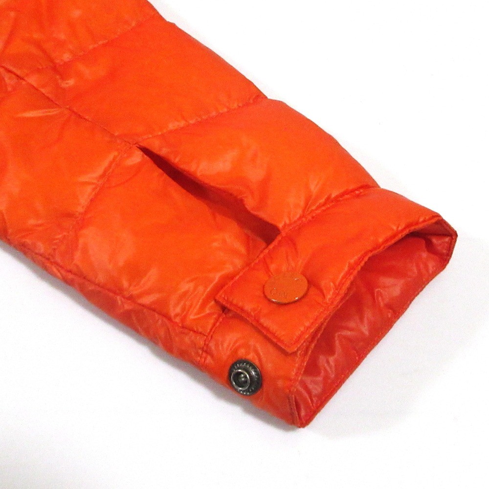MONCLER ACORUS Light Down Jacket, Size 3, Orange mens USED image 5