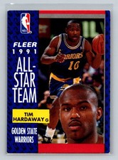 1991-92 Fleer All-Star Team #216 Tim Hardaway Golden State Warriors