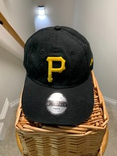 Pittsburgh Pirates Youth 9 Twenty New Era Brand Black Strap Back Adjustable Hat