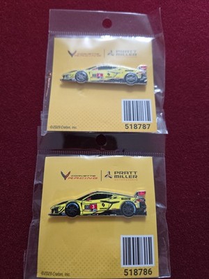 IMSA Customs Corvette Racing Pratt And Miller  #3 #4 Pins
