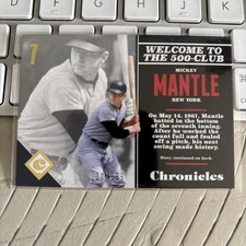 2017 Panini Chronicles - Mickey Mantle #7 Gold /999 A