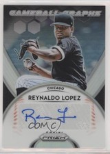 2019 Panini Prizm Game Ball Graphs Reynaldo Lopez #GB-RL Auto 5dx