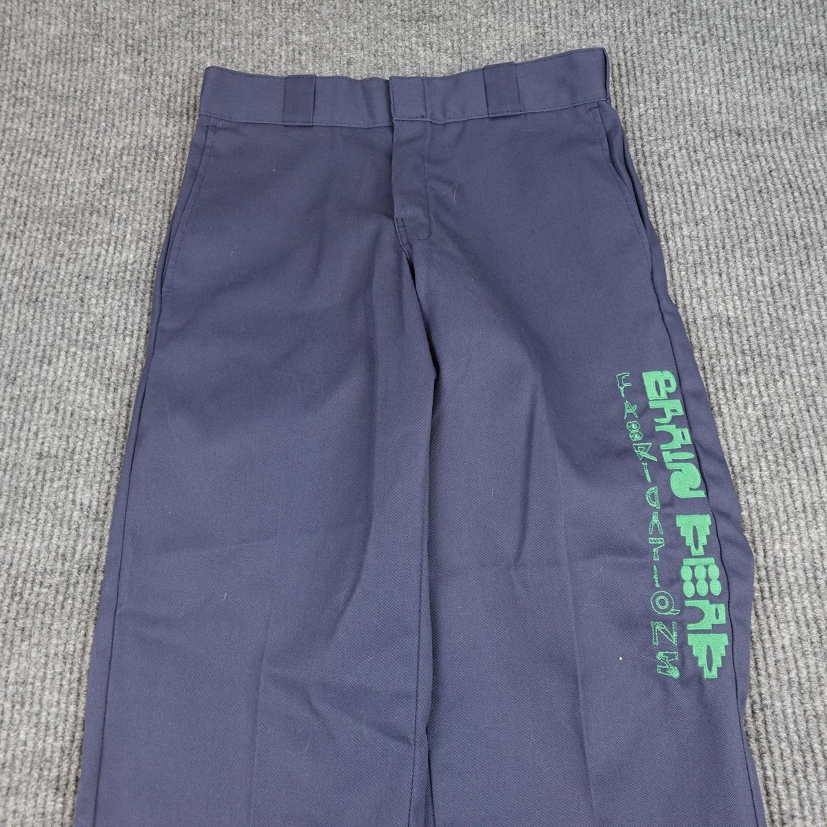 BRAIN DEAD Dickies ワークパンツ Dickies Brain Dead 874 Pants Mens 30x32 Blue Dog Patch Workwear