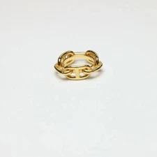 Cha ne d Ancre Scarf Accessory Scarf Ring Hermes Gold Scarf Ring HERMES SS Used