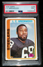 1978 L.C. Greenwood #145 Topps PSA 9 Pittsburgh Steelers