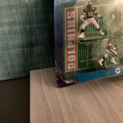 1997 Edition MVP Miami Dolphins Poseable Football Players for sale