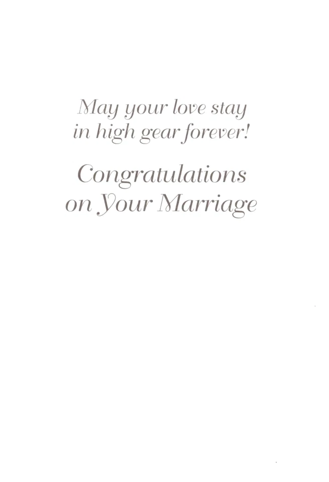 Congratulations Wedding Couple Tricycle Bicycle For Two Leanin Tree Card - Image 2 of 3