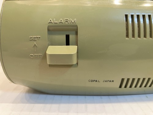Vintage Green Flip Clock, Model 701 Caslon, Copal Japan, Tested Works, Dim Light - Picture 9 of 13