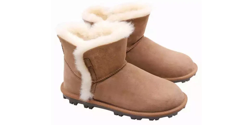 Botas de piel de oveja genuina de piel de oveja para mujer, color/tallas Foto 2 de 2