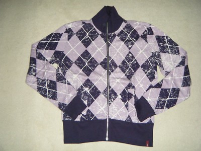 Neue Sweatjacke Jacquard-Print lila Xx by Mexx - Größe L