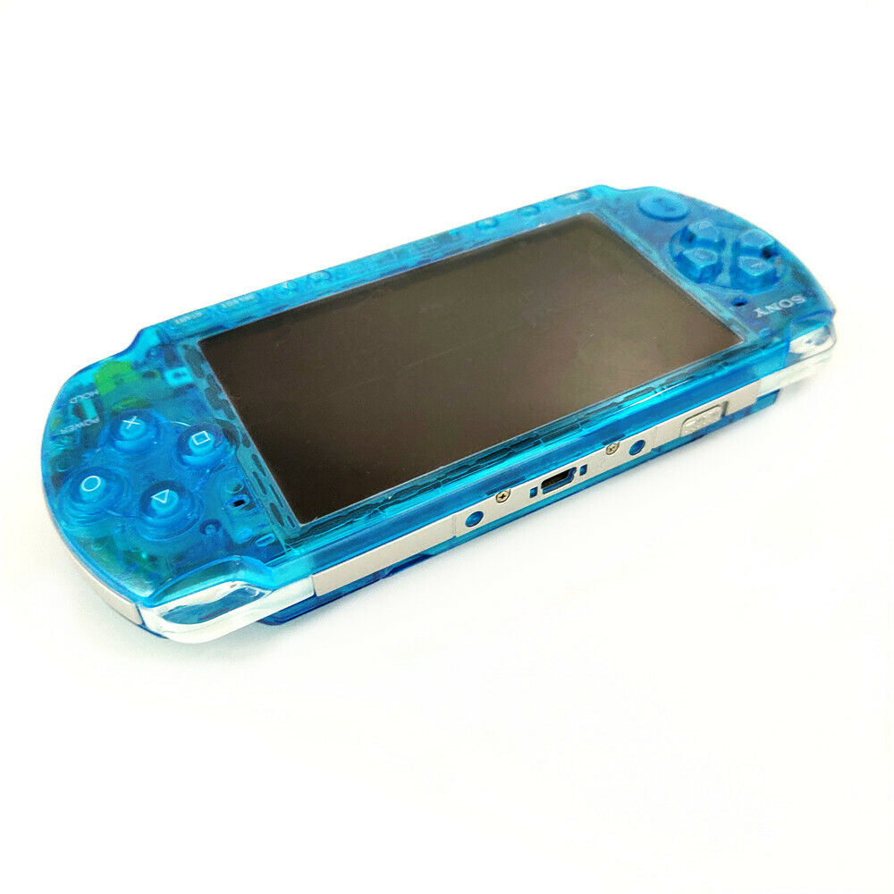 Sony Playstation Portable (PSP) 3000 Series Handheld Gaming Console System  - Blue (Renewed)