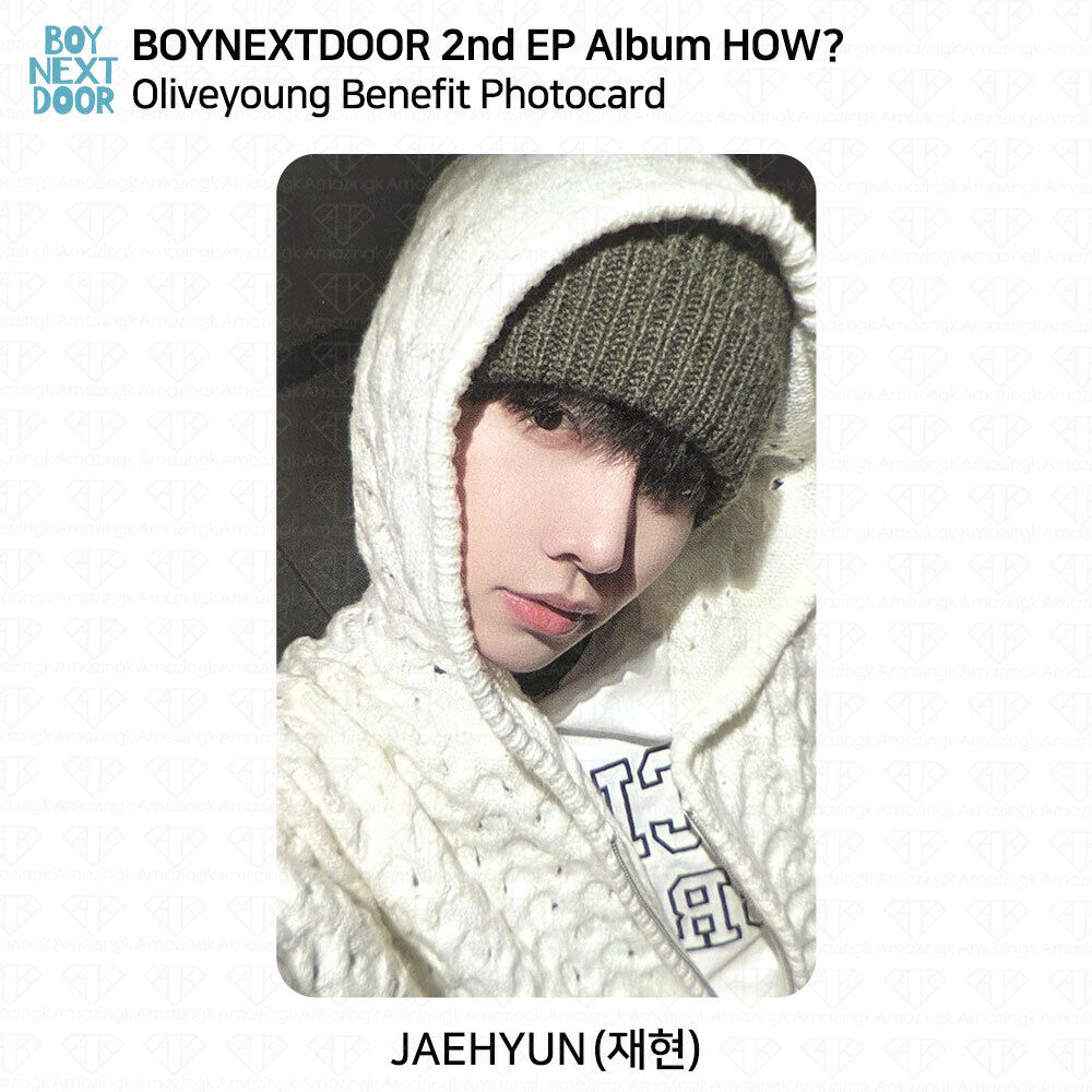 BOYNEXTDOOR 2nd EP Album HOW? Oliveyoung Benefit Photocard BOYNEXTDOOR 2nd EP Album HOW? Oliveyoung Benefit Photocard