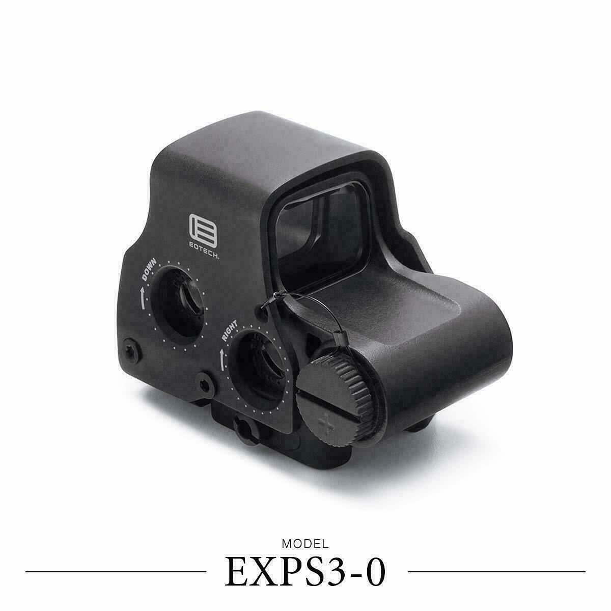 EOTECH EXPS3-0 BLACK HOLOGRAPHIC WEAPON SIGHT NV 68 MOA RING 1 MOA