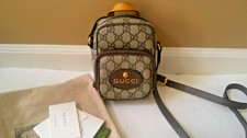 GUCCI Neo Vintage GG Supreme Mini Backpack Bag Autheticated