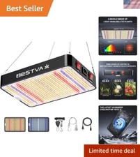 2025 Upgrade 1000W Full Spectrum LED Grow Light for Indoor Plants & Hydroponics