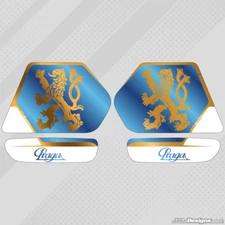 PRAGA STYLE KG 8.5L TANK STICKERS - KARTING - JakeDesigns